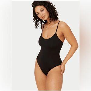 Andie Amalfi Ribbed One-Piece Swimsuit Black 2XL XXLT Long Torso NWOT Unworn